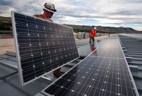 "Residential solar panel systems in India installed by SPS SOLAR"