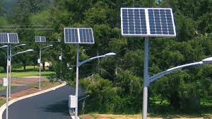 Commercial solar Street lights in India installed by SPS SOLAR ENTERPRISES